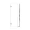 Ethan 31.5-in W x 76-in H Hinged Shower Door in Polished Chrome with Clear Glass, SMEHTB-315257610C-PC