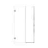 Ethan 42.5-in W x 76-in H Hinged Shower Door in Polished Chrome with Clear Glass, SMEHTB-425247610C-PC