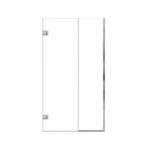 Ethan 42.5-in W x 76-in H Hinged Shower Door in Polished Chrome with Clear Glass, SMEHTB-425247610C-PC