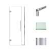 Samuel Müeller SMEHTB30247610C-T-PC Ethan 30-in W x 76-in H Hinged Shower Door in Polished Chrome with Clear Glass