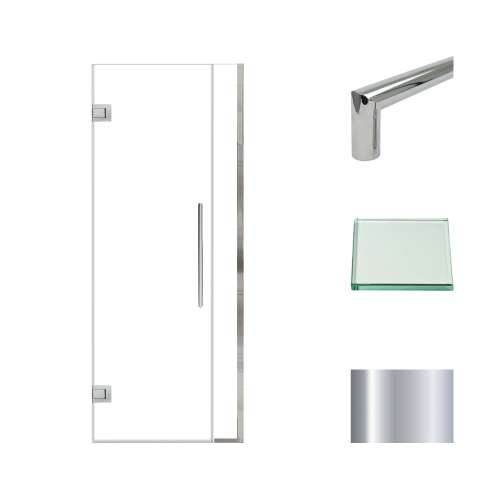 Samuel Müeller SMEHTB30247610C-T-PC Ethan 30-in W x 76-in H Hinged Shower Door in Polished Chrome with Clear Glass