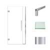 Samuel Müeller SMEHTB35297610C-T-PC Ethan 35-in W x 76-in H Hinged Shower Door in Polished Chrome with Clear Glass