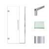 Samuel Müeller SMEHTB36247610C-T-PC Ethan 36-in W x 76-in H Hinged Shower Door in Polished Chrome with Clear Glass