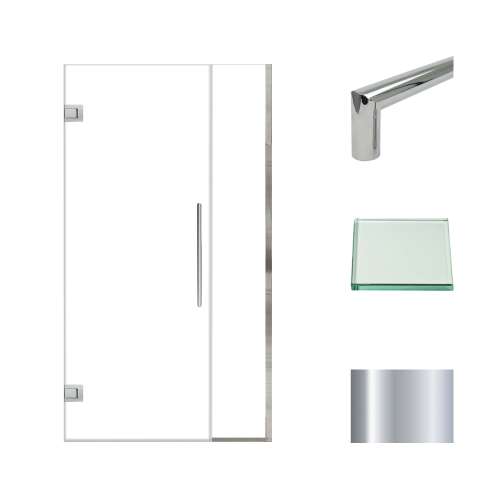 Samuel Müeller SMEHTB39277610C-T-PC Ethan 39-in W x 76-in H Hinged Shower Door in Polished Chrome with Clear Glass