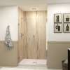 Samuel Müeller SMEHTB48307610C-T-PC Ethan 48-in W x 76-in H Hinged Shower Door in Polished Chrome with Clear Glass