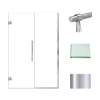 Samuel Müeller SMEHTB485247610C-BK-PC Ethan 48.5-in W x 76-in H Hinged Shower Door in Polished Chrome with Clear Glass