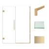 Samuel Müeller SMEHTB545247610C-T-CB Ethan 54.5-in W x 76-in H Hinged Shower Door in Champagne Bronze with Clear Glass