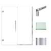 Samuel Müeller SMEHTB595297610C-T-PC Ethan 59.5-in W x 76-in H Hinged Shower Door in Polished Chrome with Clear Glass