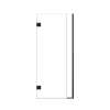 Ethan 32-in W x 76-in H Hinged Shower Door in Matte Black with Clear Glass, SMEHTC-32267610C-MB