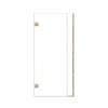 Ethan 36-in W x 76-in H Hinged Shower Door in Champagne Bronze with Clear Glass, SMEHTC-36307610C-CB