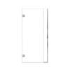 Ethan 36-in W x 76-in H Hinged Shower Door in Polished Chrome with Clear Glass, SMEHTC-36307610C-PC