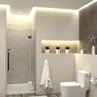 Ethan 32-in W x 76-in H Hinged Shower Door in Polished Chrome with Clear Glass, SMEHTC-32267610C-PC
