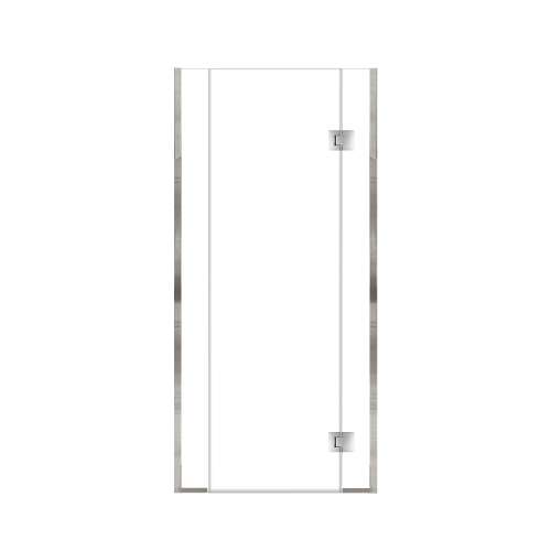 Ethan 36.5-in W x 76-in H Hinged Shower Door in Polished Chrome with Clear Glass, SMEHTD-365247610C-PC