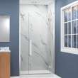 Ethan 47-in W x 76-in H Hinged Shower Door in Polished Chrome with Clear Glass, SMEHTD-47297610C-PC