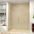Ethan 64.5-in W x 76-in H Hinged Shower Door in Champagne Bronze with Clear Glass, SMEHTD-645287610C-CB