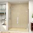 Ethan 64.5-in W x 76-in H Hinged Shower Door in Polished Chrome with Clear Glass, SMEHTD-645287610C-PC