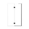 Ethan 48-in W x 76-in H Hinged Shower Door in Matte Black with Clear Glass, SMEHTE-48247610C-MB