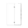 Ethan 50-in W x 76-in H Hinged Shower Door in Polished Chrome with Clear Glass, SMEHTE-50267610C-PC
