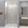 Ethan 50-in W x 76-in H Hinged Shower Door in Polished Chrome with Clear Glass, SMEHTE-50267610C-PC