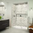 Samuel Müeller SMEHTF66247610C-T-PC Ethan 66-in W x 76-in H Hinged Shower Door in Polished Chrome with Clear Glass