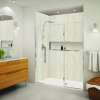 Samuel Müeller SMEHTF665307610C-T-PC Ethan 66.5-in W x 76-in H Hinged Shower Door in Polished Chrome with Clear Glass