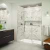 Samuel Müeller SMEHTF67257610C-T-PC Ethan 67-in W x 76-in H Hinged Shower Door in Polished Chrome with Clear Glass