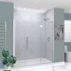 Samuel Müeller SMEHTF72247610C-T-PC Ethan 72-in W x 76-in H Hinged Shower Door in Polished Chrome with Clear Glass