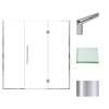 Samuel Müeller SMEHTF725247610C-T-PC Ethan 72.5-in W x 76-in H Hinged Shower Door in Polished Chrome with Clear Glass