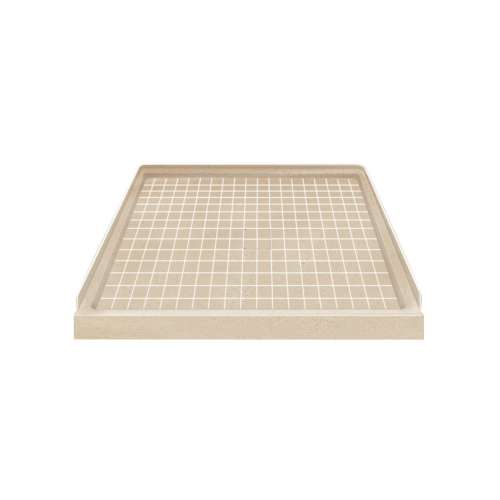 Samuel Müeller Solid Surface 36-in x 36-in Shower Base with Center Drain