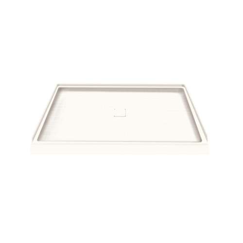Samuel Müeller Solid Surface 48-in x 34-in Shower Base with Center Drain
