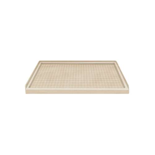 Samuel Müeller Solid Surface 60-in x 36-in Shower Base with Center Drain