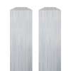 SMFIM962-186 96-in Solid Surface Inside Corner Molding (2 Pieces), Iceberg Grey