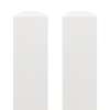 SMFIM962-21V 96-in Solid Surface Inside Corner Molding (2 Pieces), White Velvet