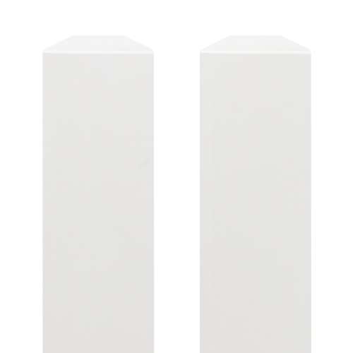 SMFIM962-21V 96-in Solid Surface Inside Corner Molding (2 Pieces), White Velvet