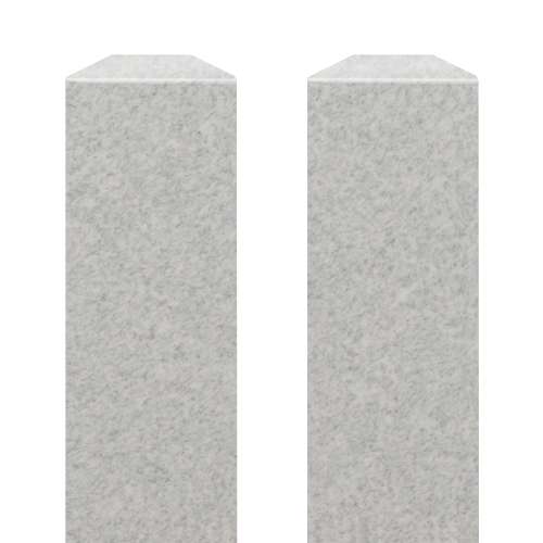 SMFIM962-27 96-in Solid Surface Inside Corner Molding (2 Pieces), Grey Stone