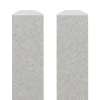 SMFIM962-27V 96-in Solid Surface Inside Corner Molding (2 Pieces), Grey Stone Velvet