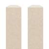 SMFIM962-28V 96-in Solid Surface Inside Corner Molding (2 Pieces), Butternut Velvet