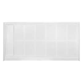 Linear 60-in x 34-in Rectangular Alcove Shower Base with Left Hand Drain - In Multiple Colors - SMFL6034L-M