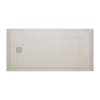 Samuel Mueller Monterey 60-in x 32-in Shower Base with Color Matched Drain Cover, Butternut