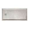 Samuel Mueller Monterey 60-in x 32-in Shower Base with Color Matched Drain Cover, Moonstone