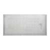 Samuel Mueller Monterey 60-in x 32-in Shower Base with Color Matched Drain Cover, Carrara