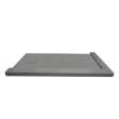Samuel Mueller SMFZSDTR6036-40 Trimslate 60-In X 36-In Tub Replacement Shower Base With Adjustable Double Threshold And End Drain, Dark Grey