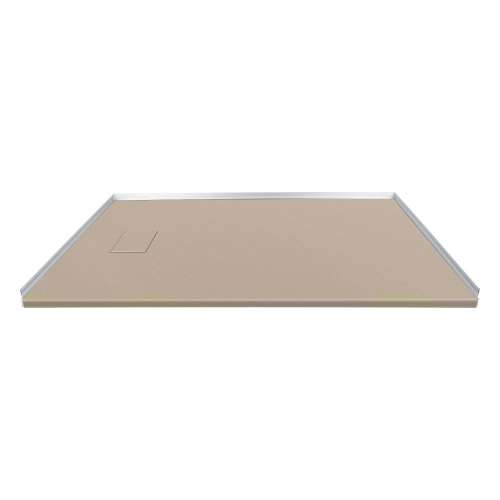 Samuel Mueller SMFZSP6036-33 Trimslate Plus 60-In X 36-In Zero Threshold Tub Replacement Shower Base With End Drain, Carmel