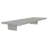 SMGBS114-TZ-27 11-in x 4-in x 2-in Solid Surface Grab Bar Shelf, Grey Stone