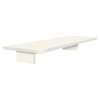 SMGBS114-TZ-02 11-in x 4-in x 2-in Solid Surface Grab Bar Shelf, Cameo/Biscuit