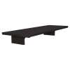SMGBS114-TZ-09 11-in x 4-in x 2-in Solid Surface Grab Bar Shelf, Black