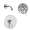 SMGPRK65-1-BN Greyson Single Function Round ADA Pressure Balance Shower Set, Brushed Nickel