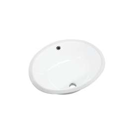 SML-1520-01 Millwood Petite 17-in x 14-in x 8-in Vitreous China Round Undermount Lavatory Sink, White