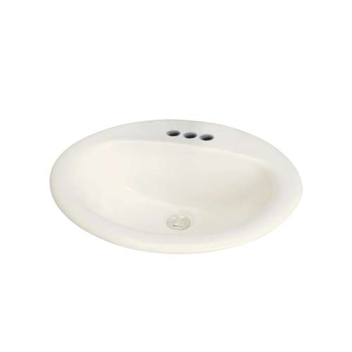 Samuel Müeller Ashland Vitreous China 20-in Drop-in Lavatory with 4-in CC Faucet Holes - SML-1554