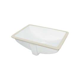 SML-1580-01 Hensley Grande 20-in x 14-in x 8-in Vitreous China Rectangular Undermount Lavatory, White